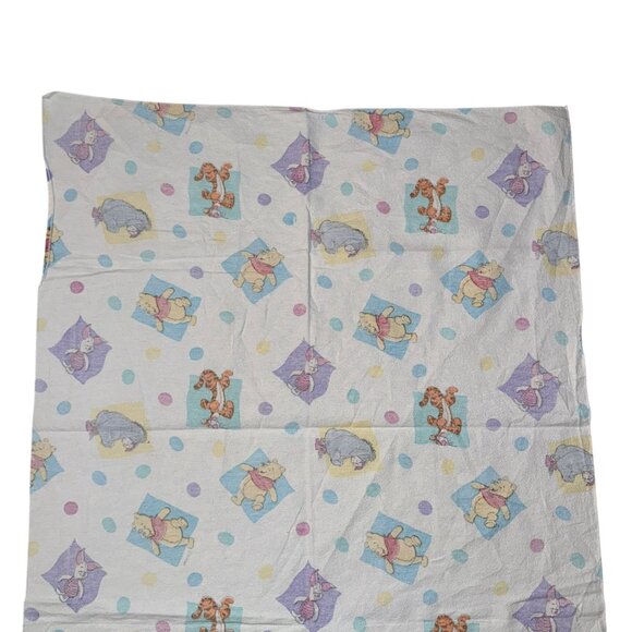 Vintage Disney Winnie the Pooh & Friends Baby Receiving Blanket Tigger Eeyore - Picture 5 of 6